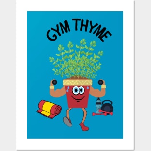 Gym Thyme Posters and Art